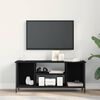 vidaXL TV Cabinet Black Oak 40.16 x 13.78 x 17.72 in Engineered Wood