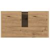 vidaXL Bathroom Sink Cabinet Artisan Oak Engineered Wood Medium