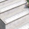 vidaXL Stair Tread Rectangular 4 pcs Silver 35.43 x 7.87 in Aluminium