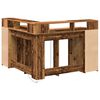 vidaXL Desk Old wood Engineered wood L-shaped, Compact Desk