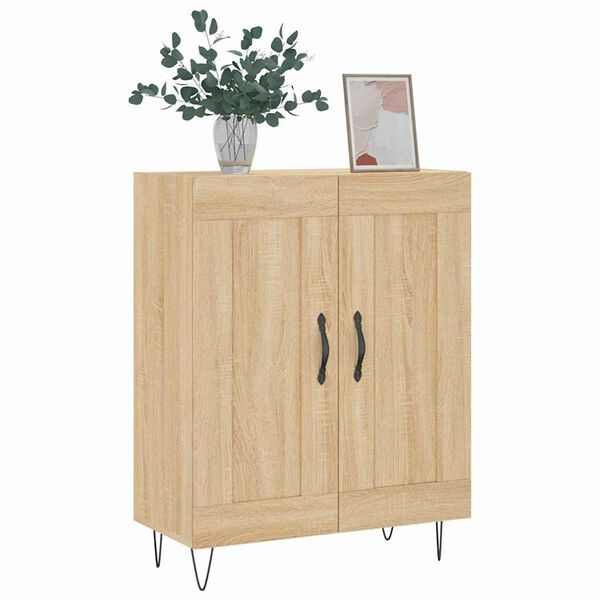 vidaXL Sideboard Sonoma oak 27.36 x 13.39 x 35.43 in