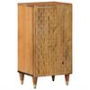 vidaXL Side Cabinet Honey Brown Solid Mango Wood, Engineered Wood Medium