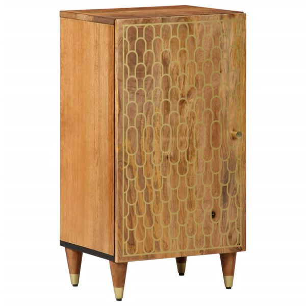 vidaXL Side Cabinet Honey Brown Solid Mango Wood, Engineered Wood Medium