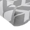 vidaXL Outdoor Carpet Grey Polypropylene (PP) Large Reversible