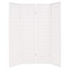 vidaXL Folding 4-Panel Room Divider Japanese Style 63"x66.9" White
