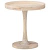 vidaXL Side Table Natural Wood Solid Mango Wood Medium Durable