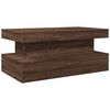 vidaXL Coffee Table Brown Oak Engineered Wood 35.4 x 19.7 x 15.7 in