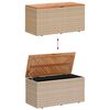 vidaXL Garden Storage Box Beige and Brown