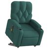 vidaXL Electric Stand Up Massage Recliner Chair Dark green