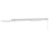 vidaXL Awning Manual White 118.11" x 98.43" Metal