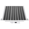 vidaXL Fence Panel Set WPC 479.5"x73.2" Black