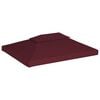 vidaXL Gazebo Top Cover Bordeaux Polyester with PVC coating 13.1 x 9.8 ft