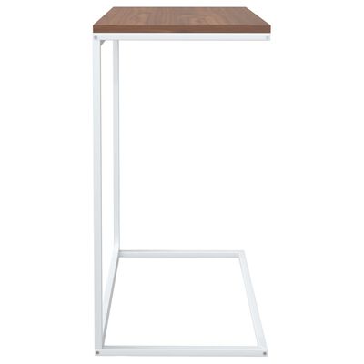 vidaXL Side Table White 21.7"x13.8"x26" Engineered Wood