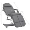 vidaXL Treatment Chair Grey Faux Leather (100% PVC), Iron Large