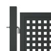 vidaXL Garden Gate Anthracite 118.1x59.1" Steel