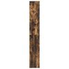 vidaXL Book Cabinet Smoked Oak 39.37 x 11.81 x 77.95 in