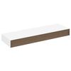 vidaXL Wall Shelf White MDF 31.5 in Wall mounting Wall Shelf