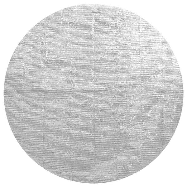 vidaXL Pool Cover Grey Thick PE film with air chambers 20.8 ft in diameter