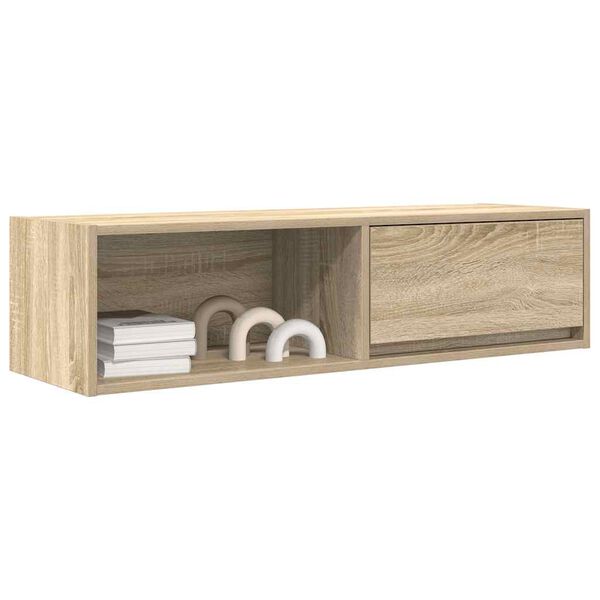 vidaXL TV Cabinet Set of 2 Sonoma oak Engineered Wood