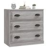 vidaXL Sideboard Grey Sonoma Engineered Wood Sideboard Rectangular