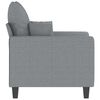 vidaXL Sofa Chair Light grey 100% polyester, metal, textilene, foam Single