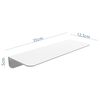 SCH&Uuml;TTE Shower Shelf White Melamine 13.8 x 4.9 x 2.0 in Shower Shelf
