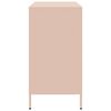 vidaXL Sideboard Pink Cold-rolled steel Medium Sideboard Rectangular