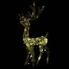 vidaXL Reindeer Christmas Decoration Set of 2 Warm White Acrylic 47.2 in