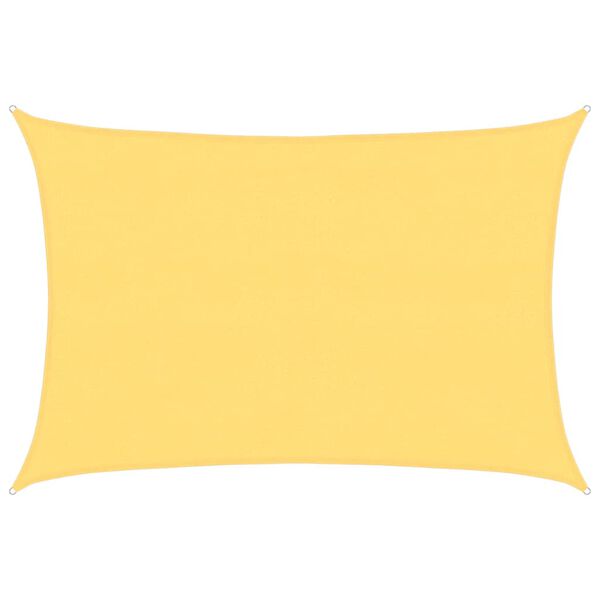 vidaXL Sunshade Sail 1.75 oz/ft² Beige 13.1x16.4' HDPE