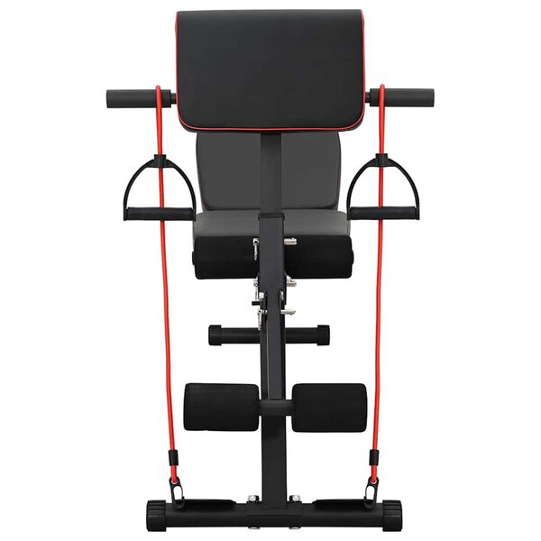 vidaXL Weight Bench Manual Black 132 x 54 x 100 cm Steel