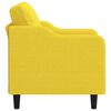 vidaXL Sofa Chair Light yellow Fabric (100% polyester), metal, textilene
