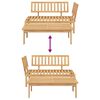 vidaXL Patio Pallet Sofa Set 2 pcs Solid Wood Acacia