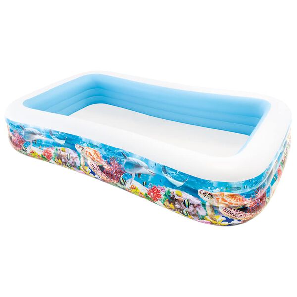INTEX Swimming Pool Multicolor Vinyl Large Durable Inflatable Pool