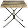 vidaXL Dining Table Multicolor Solid reclaimed wood Medium Durable