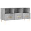 vidaXL TV Cabinet Concrete Grey Engineered Wood Medium TV Cabinet