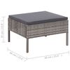 vidaXL Garden Lounge Set Grey and Anthracite