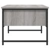 vidaXL Coffee Table Gray sonoma Engineered wood, Metal Medium