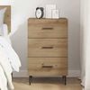 vidaXL Bedside Cabinet Artisan Oak 15.75 x 15.75 x 25.98 in