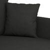 vidaXL Sofa Chair Black Polyester, Metal, Textilene Single Sofa Chair