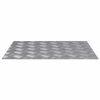 vidaXL Stair Tread Rectangular 4 pcs Silver 23.62 x 19.69 in Aluminium