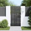 vidaXL Garden Gate 33.5x68.9" Corten Steel Square Design