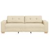 vidaXL Sofa Cream 87.01 x 30.71 x 31.50 in Fabric