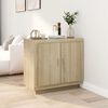 vidaXL Sideboard Sonoma oak Engineered wood Medium Sideboard