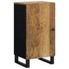 vidaXL Sideboard Honey brown and black Solid mango wood, iron Compact