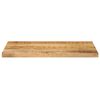 vidaXL Table Top 19.7"x11.8"x1" Rectangular Solid Wood Rough Mango