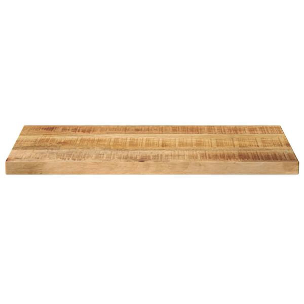vidaXL Table Top 19.7"x11.8"x1" Rectangular Solid Wood Rough Mango