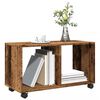 vidaXL Rolling cabinet Old wood Engineered wood Medium Rollable