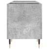 vidaXL Record Cabinet Concrete Grey Engineered wood, Iron