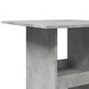 vidaXL Bar Table Concrete grey Engineered wood Tall Bar Table Square
