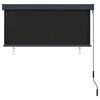 vidaXL Roller Shade Anthracite Polyester with PA Coating 55.1x98.4in